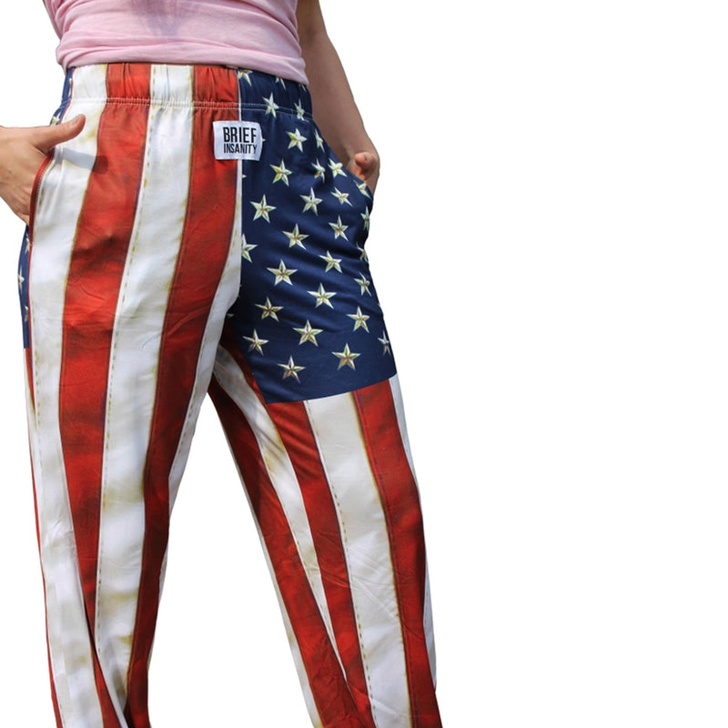 American Flag Silky Lounge Pants