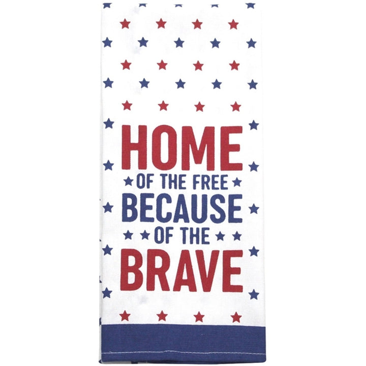 Towel with &