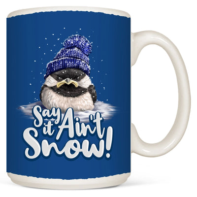 Seasonal Fun 15oz Coffee Mug - Angry Bird - Say it Ain't Snow!