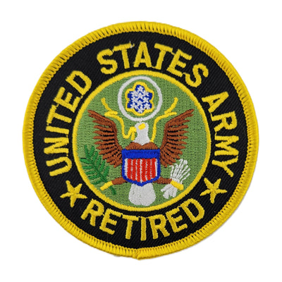 United States Army Retired Embroidered Patch