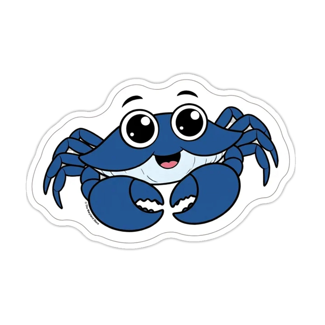 Baby Crab Doo-Doo Die Cut Sticker