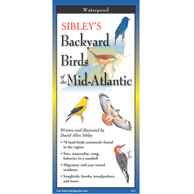 Backyard Birds of the Mid-Atlantic Folding Guide
