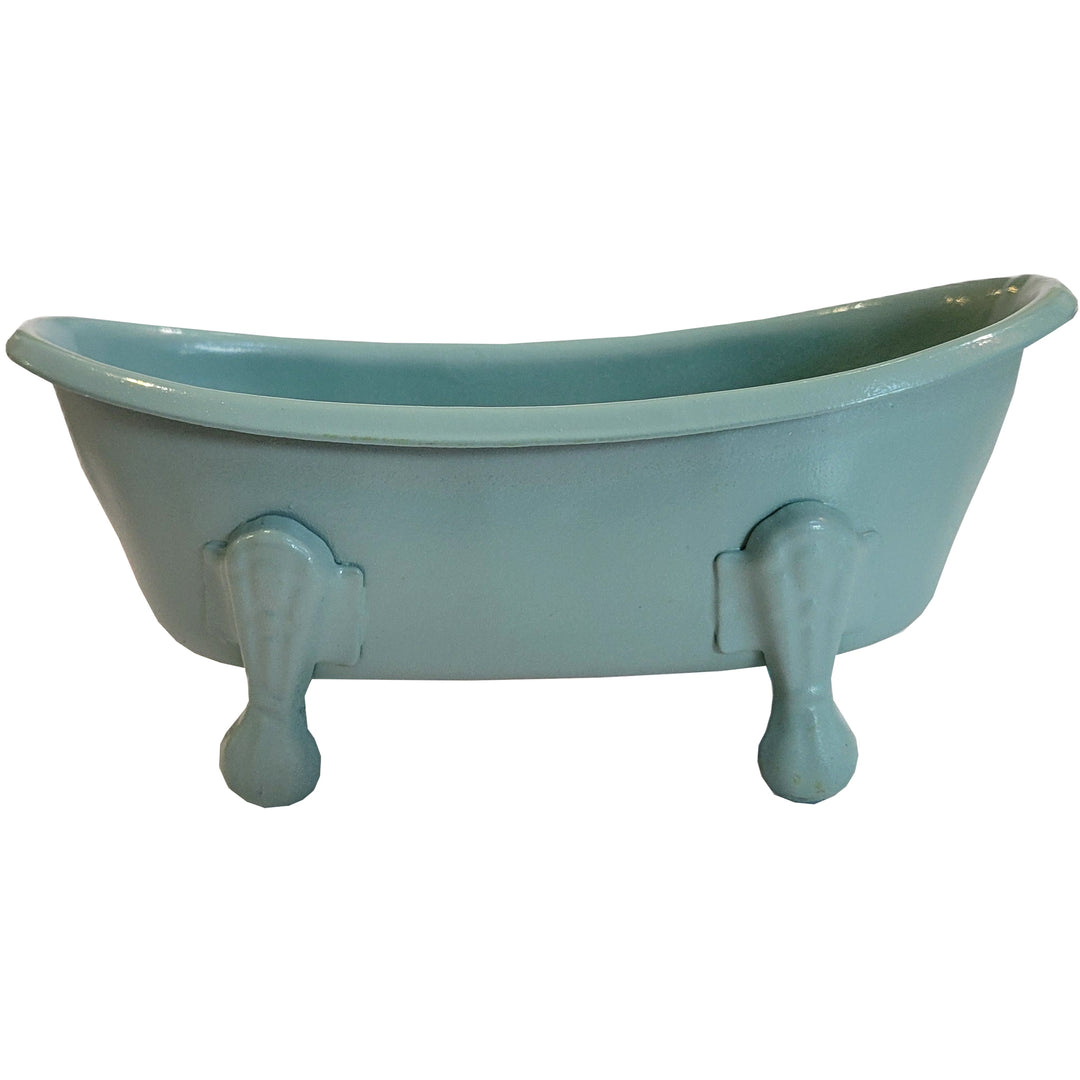 Bathtub Soap Dish Metal Blue