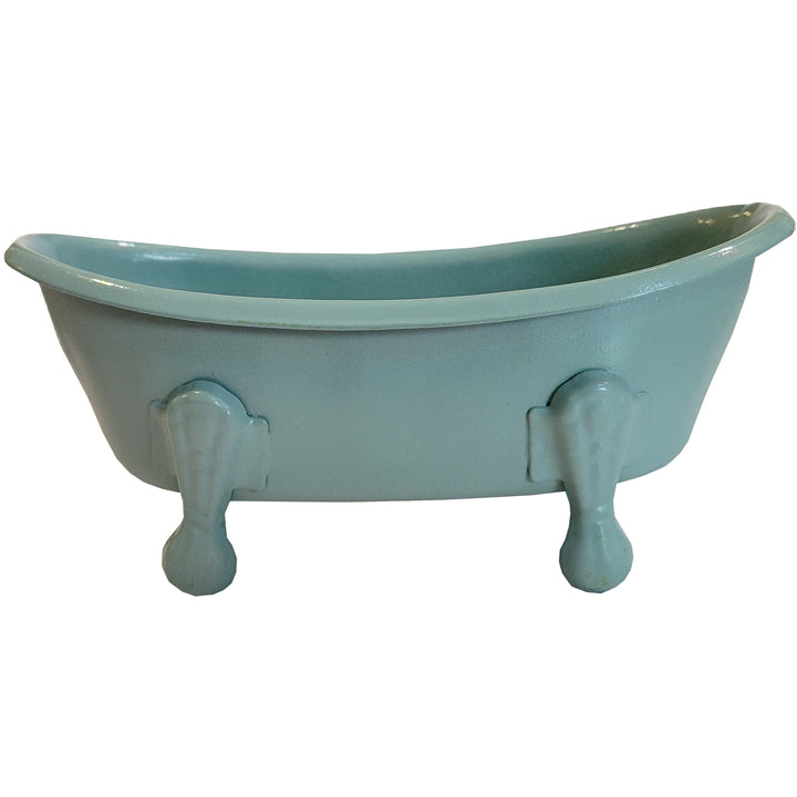 Bathtub Soap Dish Metal Blue