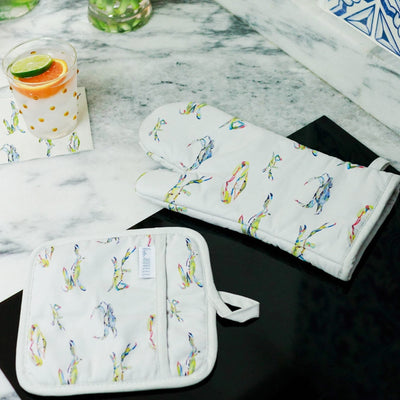 Bay Blues Multi Crab Design Collection