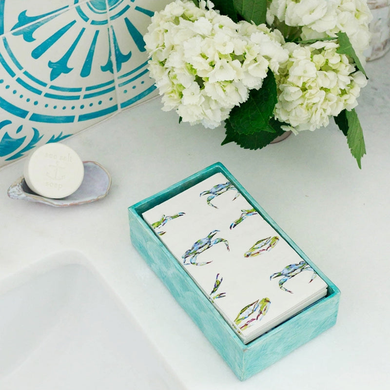 Bay Blues Multi Crab Guest Towel Paper Lunch Napkins