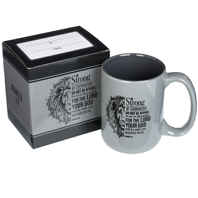 Be Strong and Courageous Coffee Mug Box