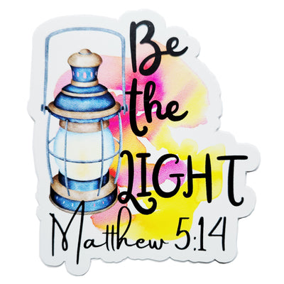 Be The Light Matthew 5:14 Vinyl Sticker