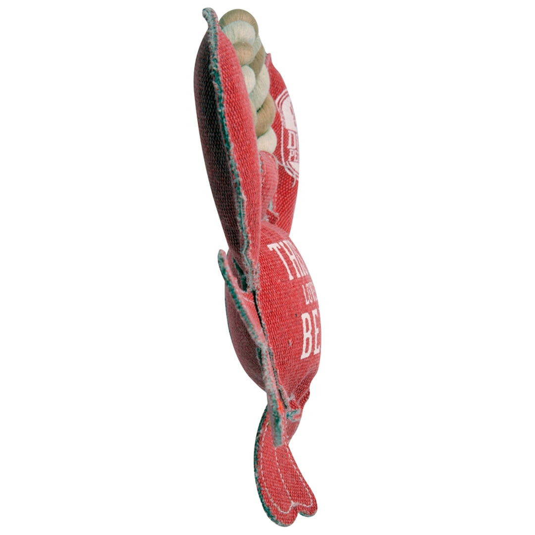 Beach Dog Red Crab Canvas Dog Toy