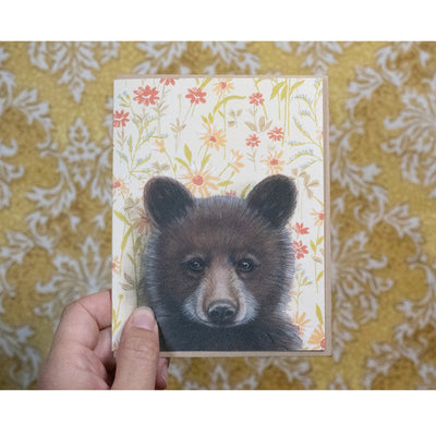 Bear Art Textured Notecard Model