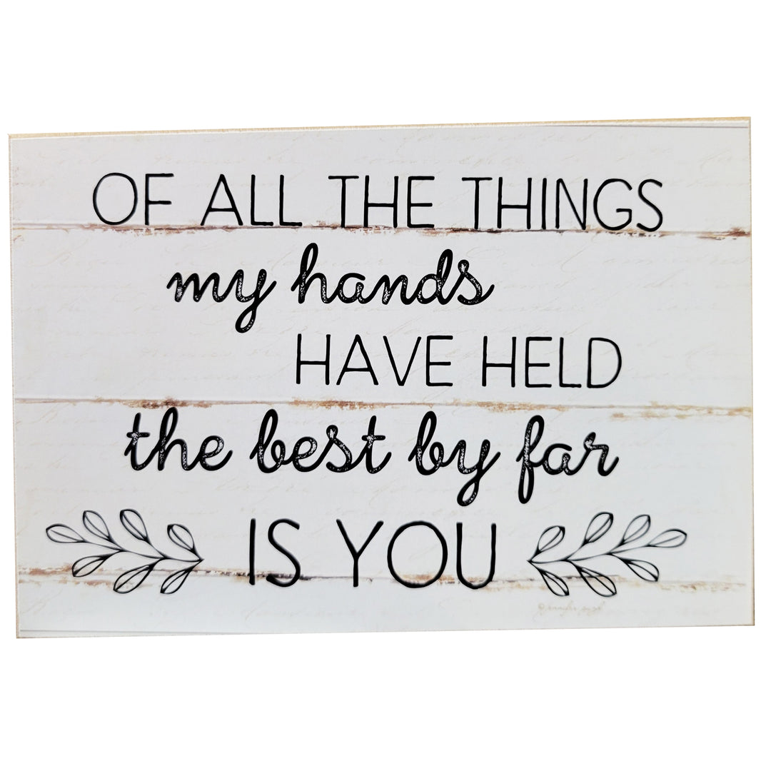 Print Block Sign 6"x4" Assorted Designs