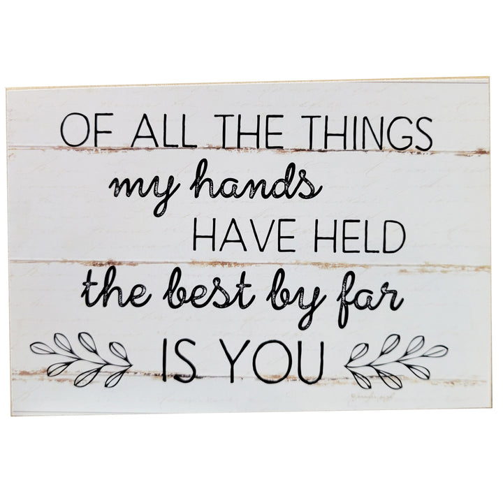 Print Block Sign 6"x4" Assorted Designs