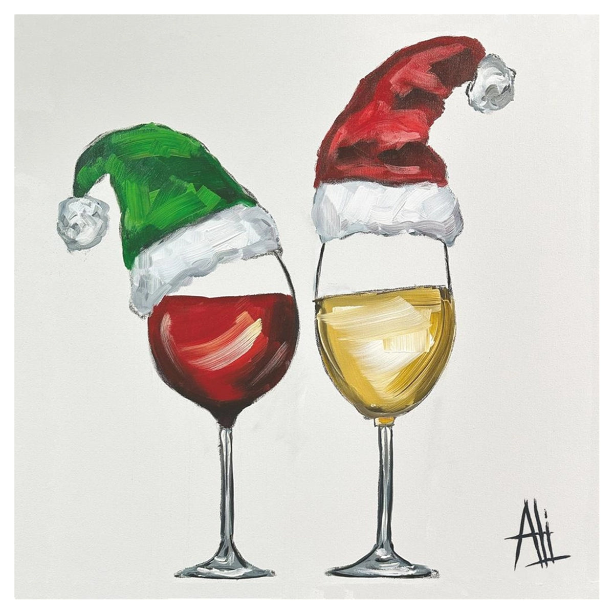 Santa's Little Helpers Cocktail Paper Napkins.