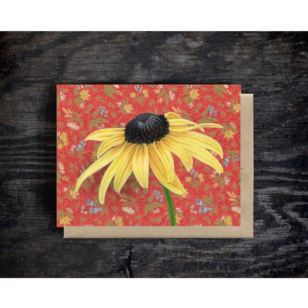 Black Eyed Susan Art Textured Notecard – The Maryland Store