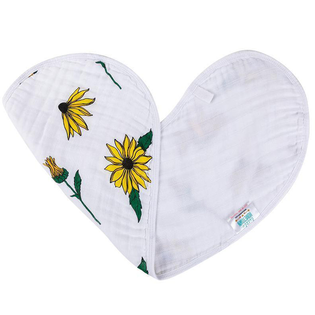 Black Eyed Susan Baby 2-in-1 Burp Cloth and Bib