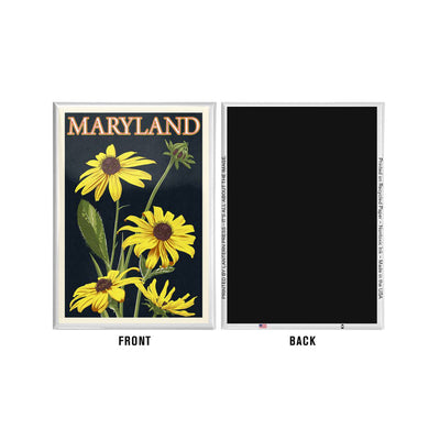 Black Eyed Susans Maryland Refrigerator Magnet