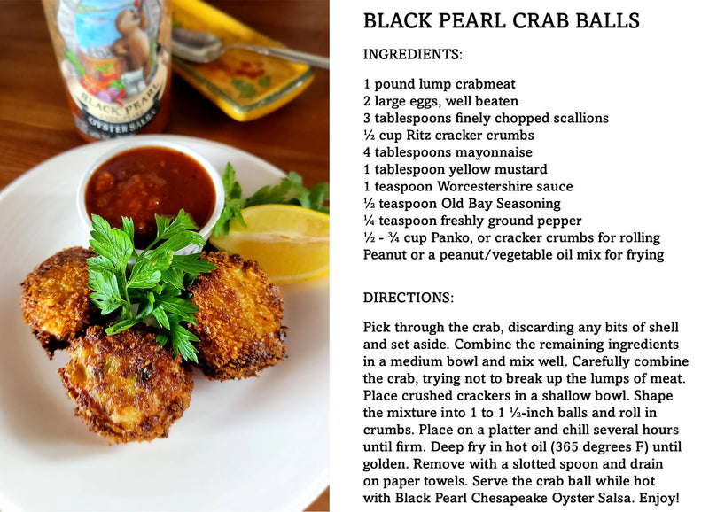 Black Pearl Crab Balls Recipe