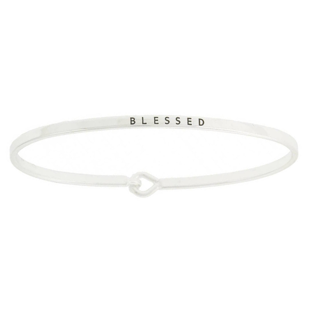 Blessed Bangle Bracelet - Silver