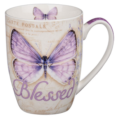 Blessed Is The One Who Trusts In The Lord Butterfly Coffee Mug