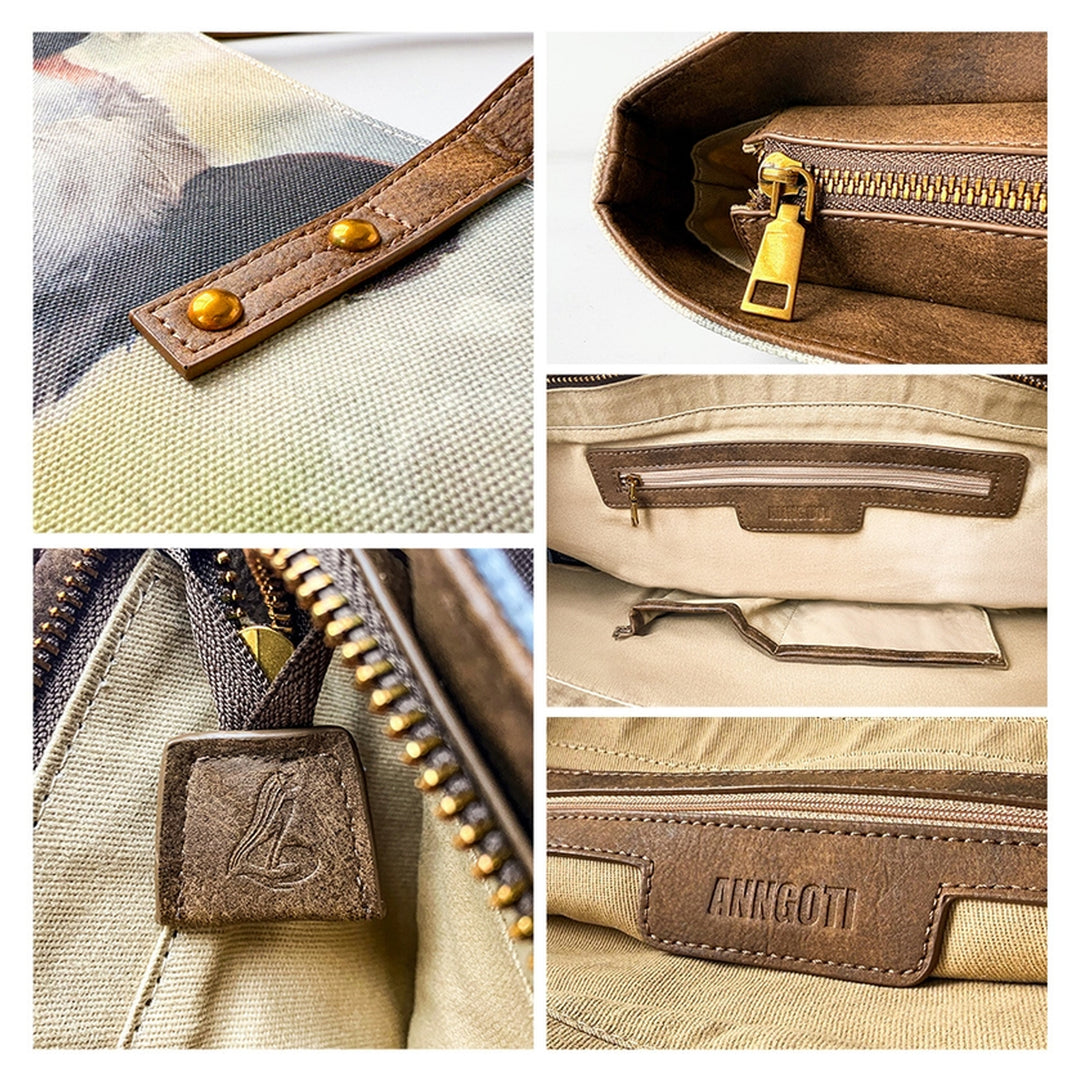 Tote bag hardware and details