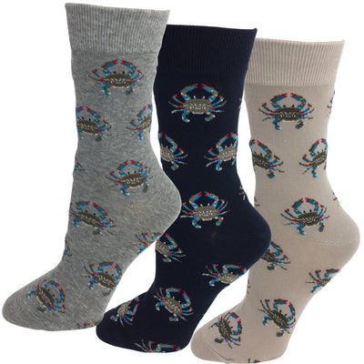 Blue Crab Crew Socks - Assorted Colors