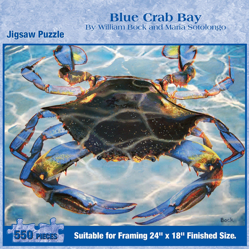 Blue Crab Underwater 550 Piece Puzzle Box