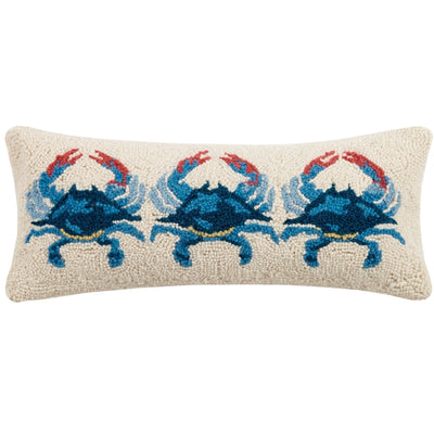 Blue Crabs Long Hook Pillow
