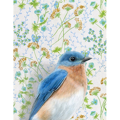 Bluebird Art Textured Notecard