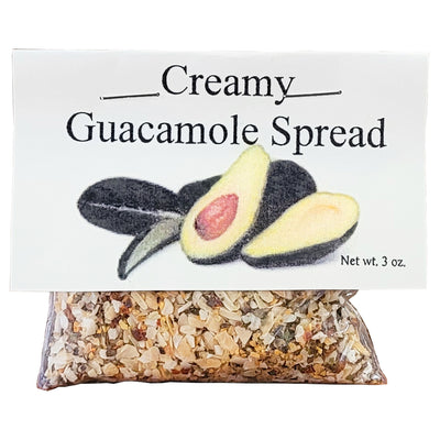Bonnie's Creamy Guacamole Spread Dip Mix package
