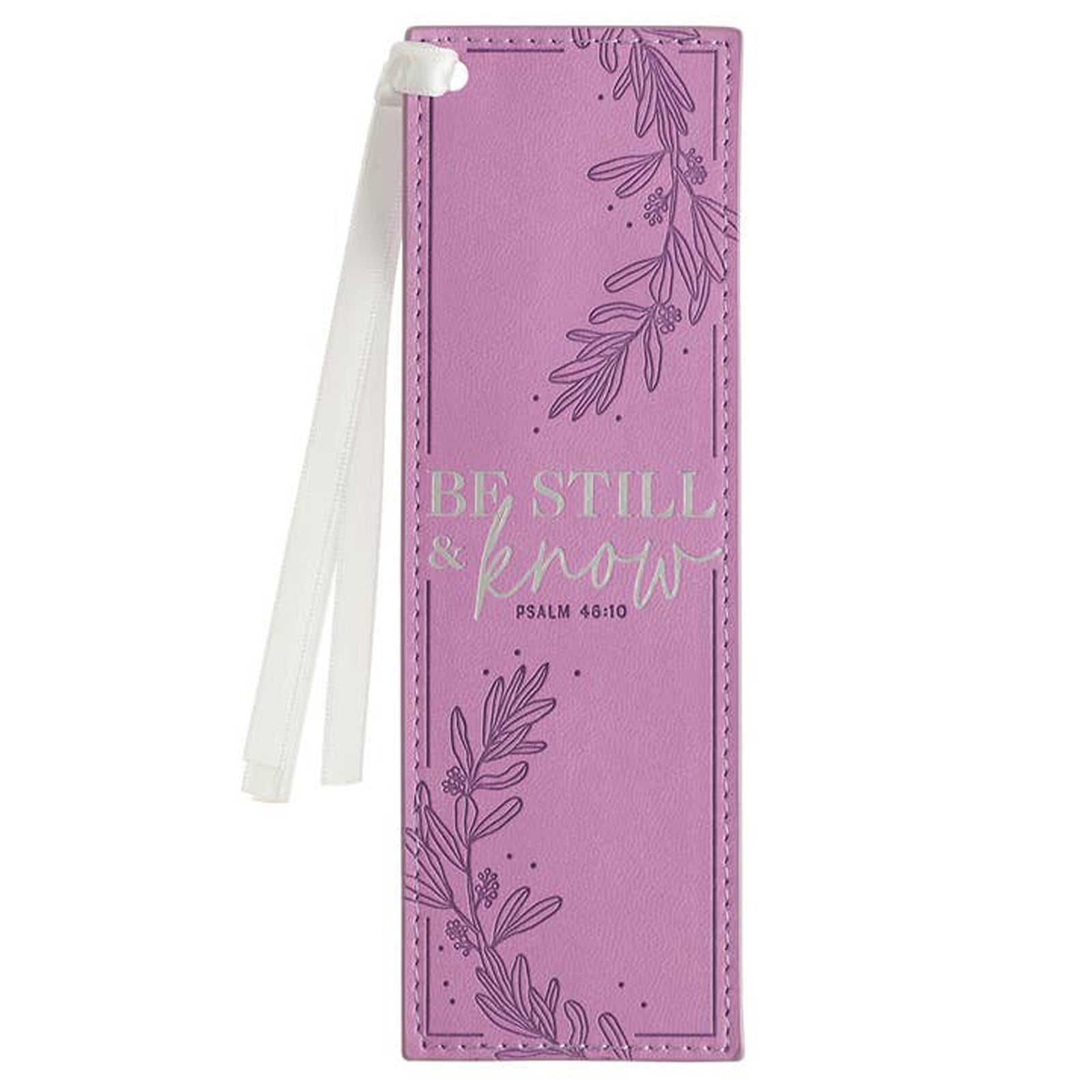 Be Still and Know. Psalm 46:10. Faux Leather Bookmark