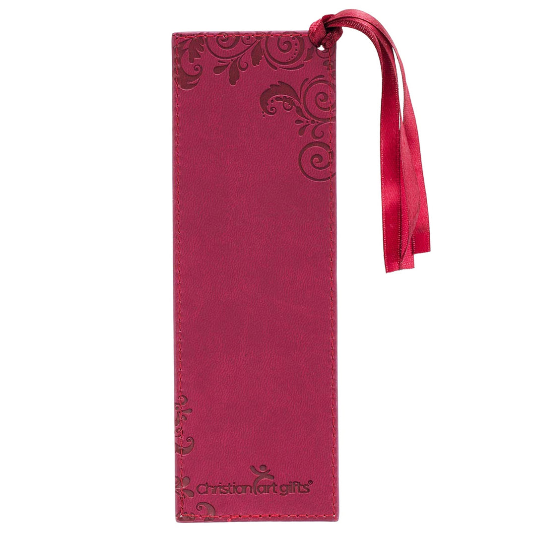 His Grace Is Enough Faux Leather Bookmark Back