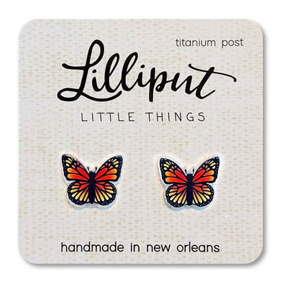 Butterfly Lilliput Post Earrings