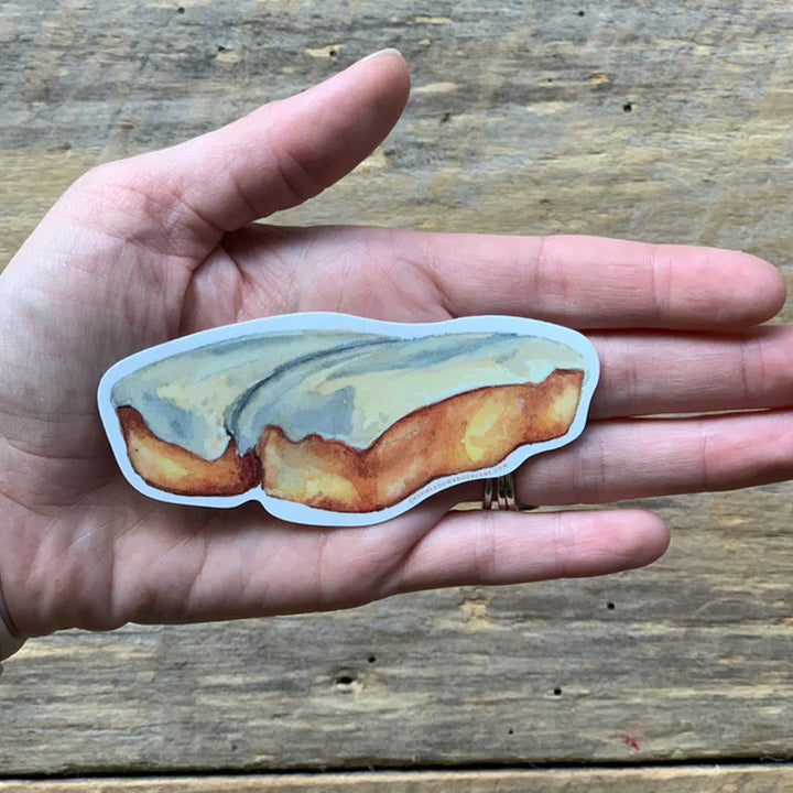 Butterscotch Krimpet Cake Die Cut Vinyl Sticker