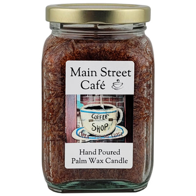 Main Street Cafe Palm Wax Candle