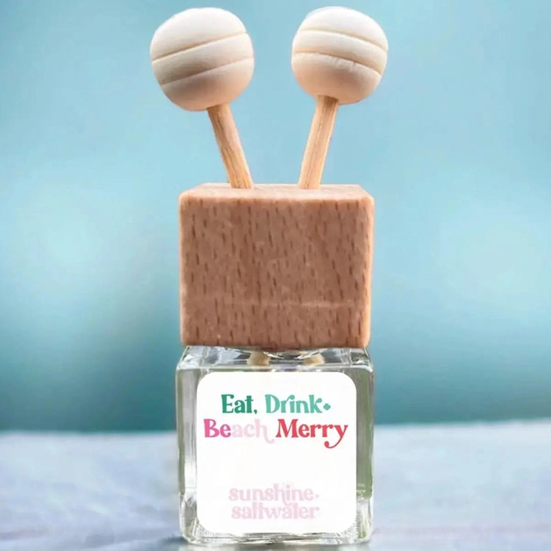 Car Vent Diffuser - Air Freshener - Eat, Drink + Beach Merry scent.