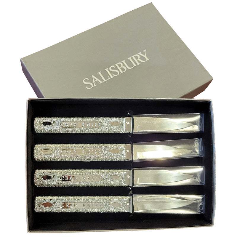 Original Carvel Hall Crab Knife Boxed Set of 4
