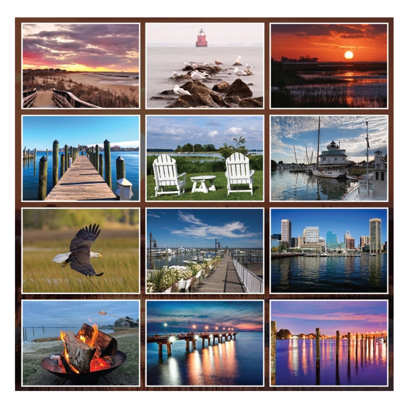 2026 Chesapeake Bay wall calendar 12" x 18" (inside photos)