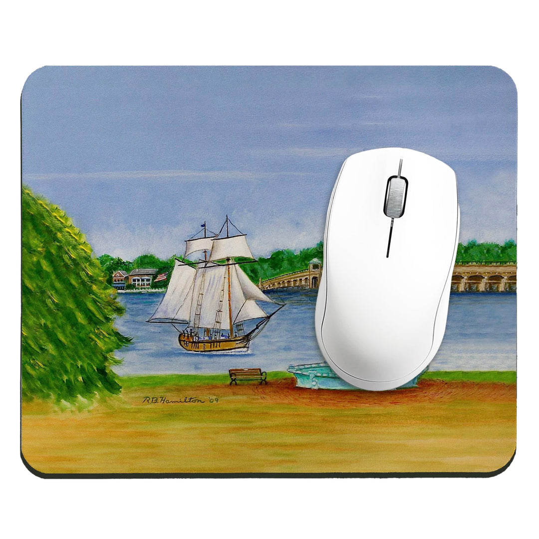 Chestertown Clipper Ship Neoprene Mouse Pad