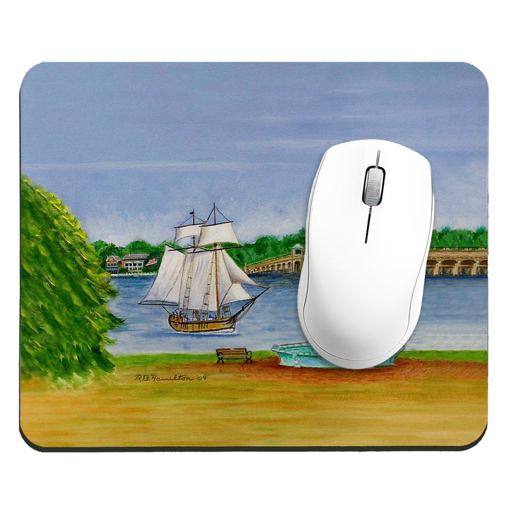 Chestertown Clipper Ship Neoprene Mouse Pad