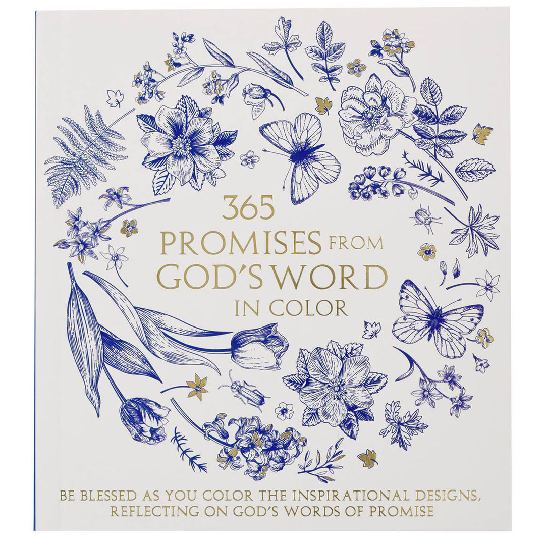 Christian Compact size coloring book. 365 Promises From God&