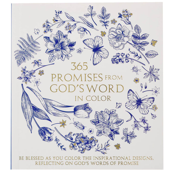 Christian Compact size coloring book. 365 Promises From God&