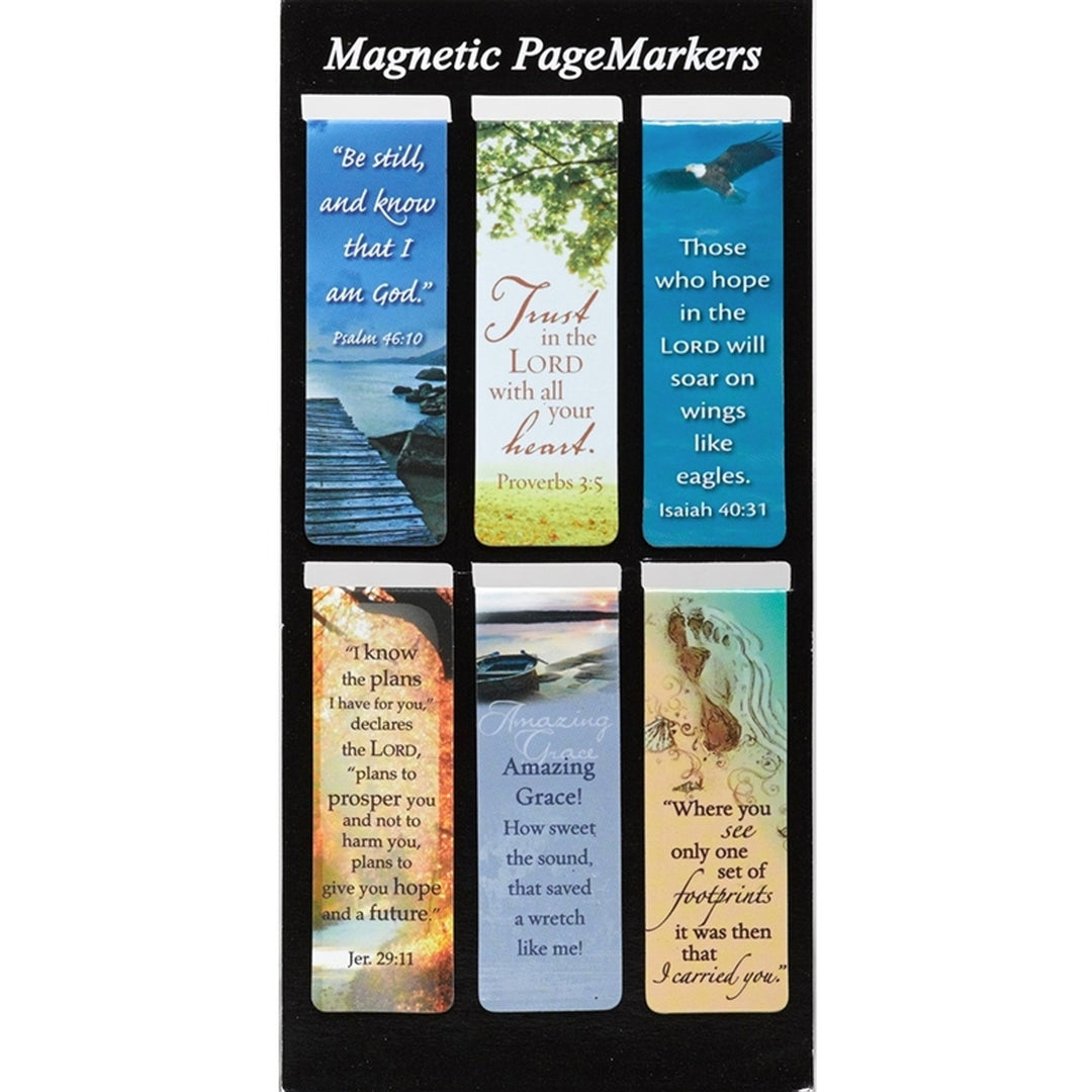 Christian Magnetic Bookmarks Set of 6 - Classics Collection