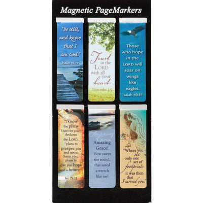 Christian Magnetic Bookmarks Set of 6 - Classics Collection