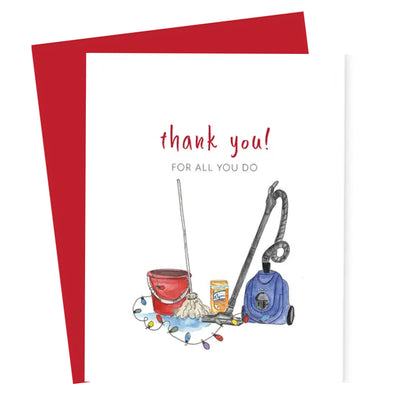 Cleaning Service Appreciation Greeting Card