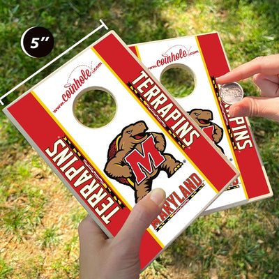 Coinhole® Tabletop Game Set University of Maryland Terrapins