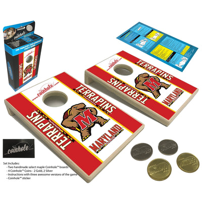 Coinhole® Tabletop Game Set University of Maryland Terrapins