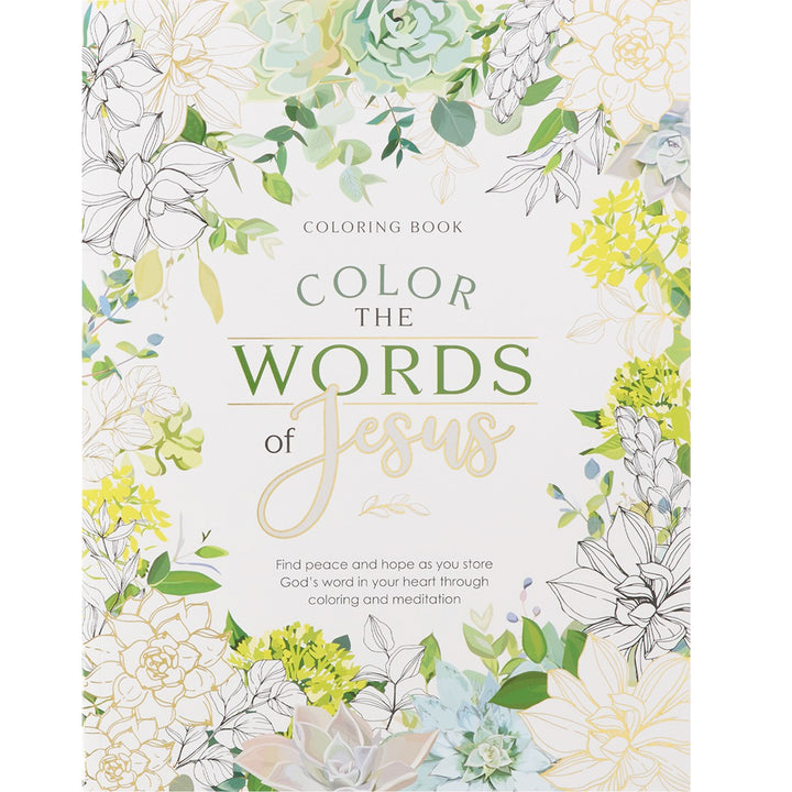 Christian Coloring Book - Color the Words of Jesus