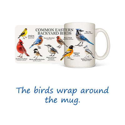 Common Eastern Birds 15oz Coffee Mug (design wrap)