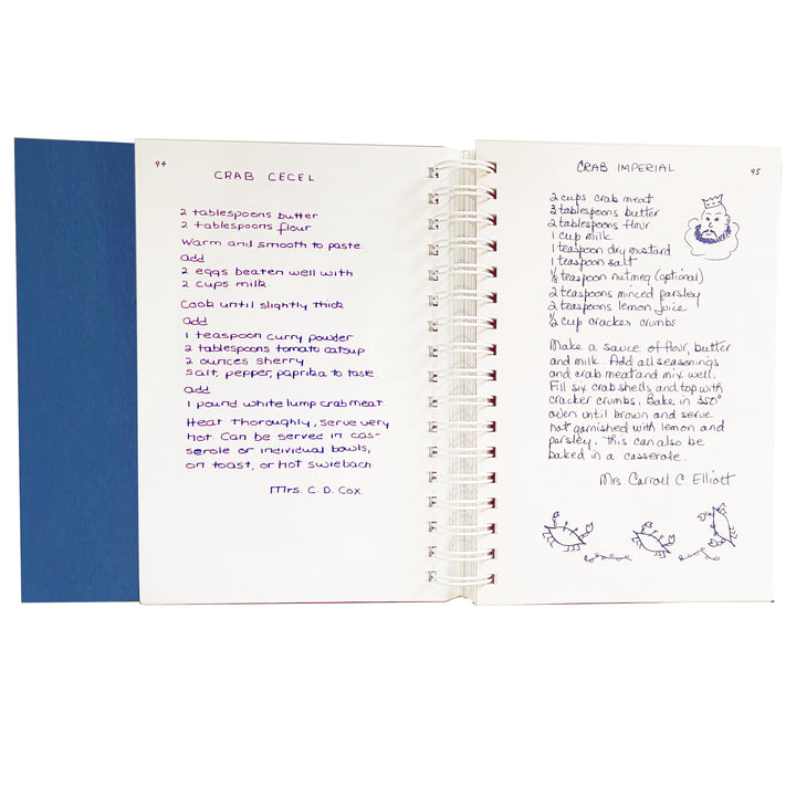 A recipe page of the cookbook titled &