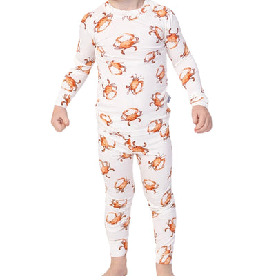 Steamed Crab 2 Piece Toddler Pajama Set - Bamboo